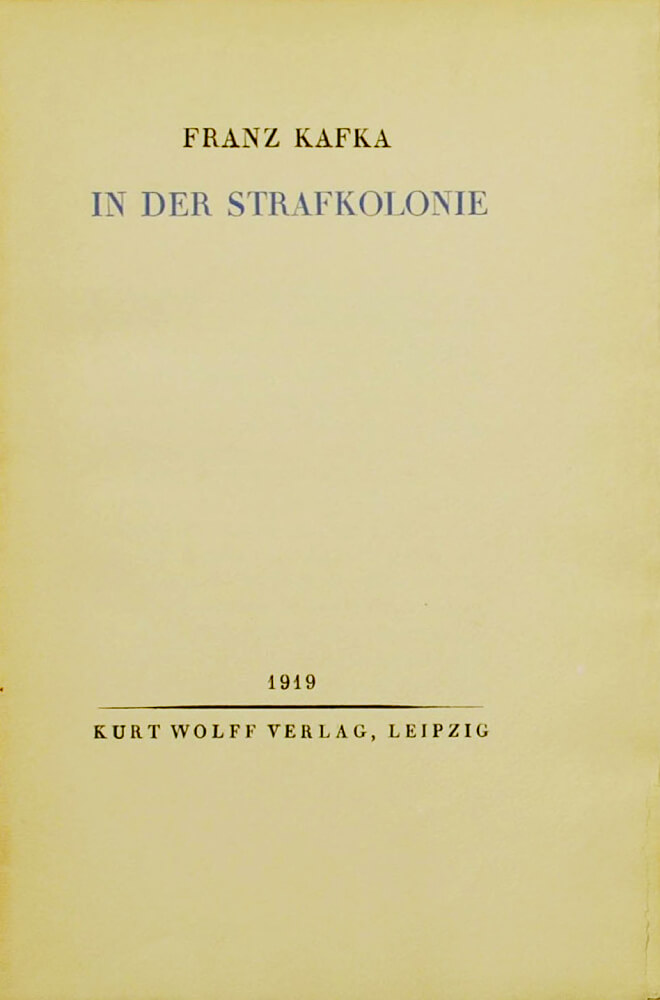 A la colònia penitenciària – Franz Kafka 58 a la colònia penitenciària franz kafka traducció català josep murgades novel·la breu conte narració in der strafkolonie veredicte