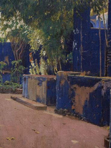 el pati blau santiago rusiñol conte modernisme quadre pintura